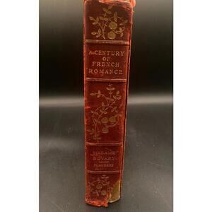 780 - 1902 Madame Bovary Flaubert Limited Edition Gilt Top Antique Leather Book
